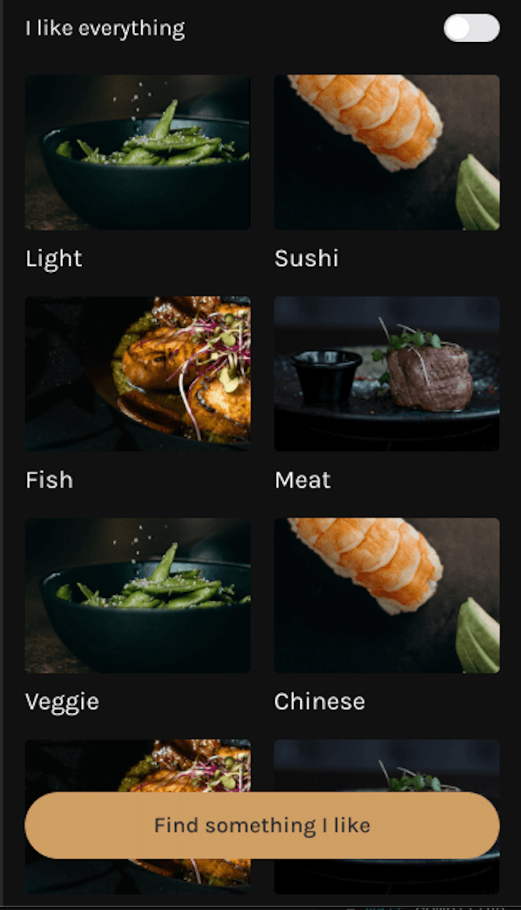 DLVY mobile app screens