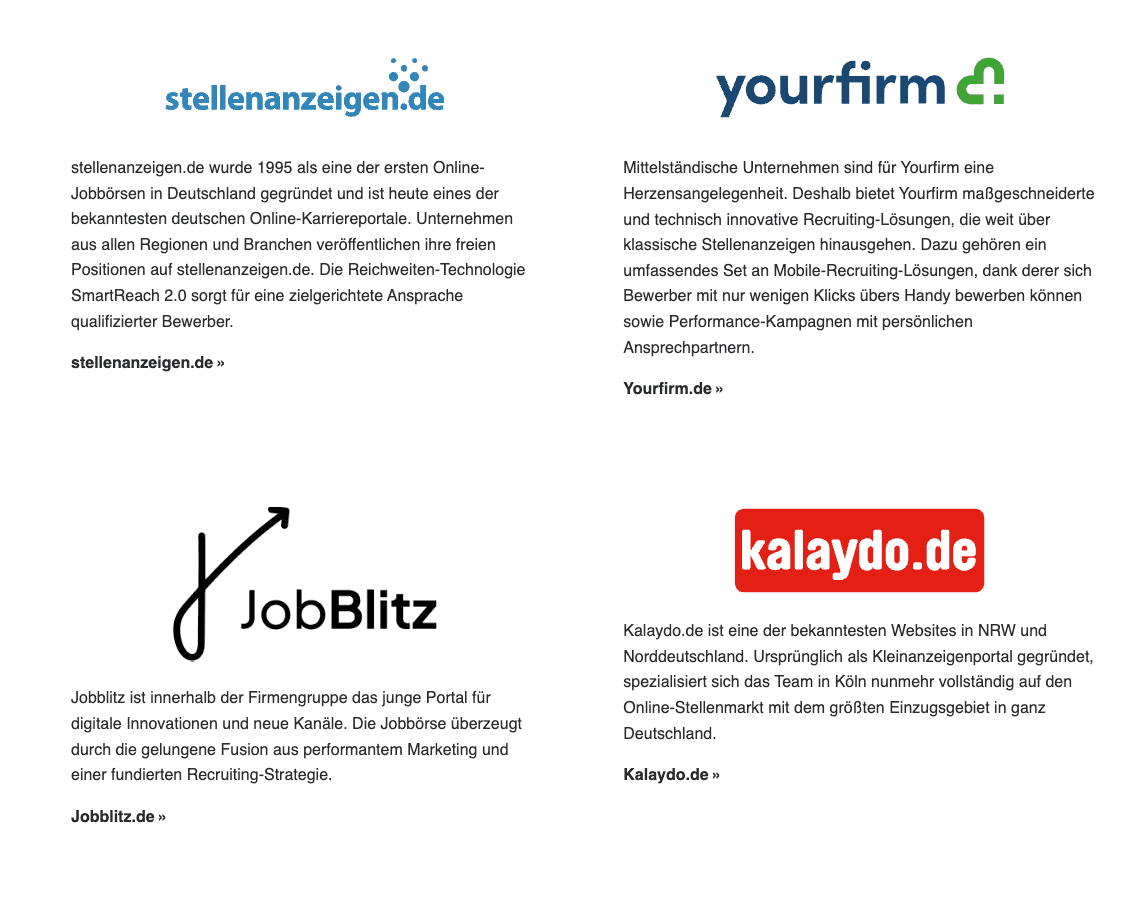 stellenanzeigen.de job portal