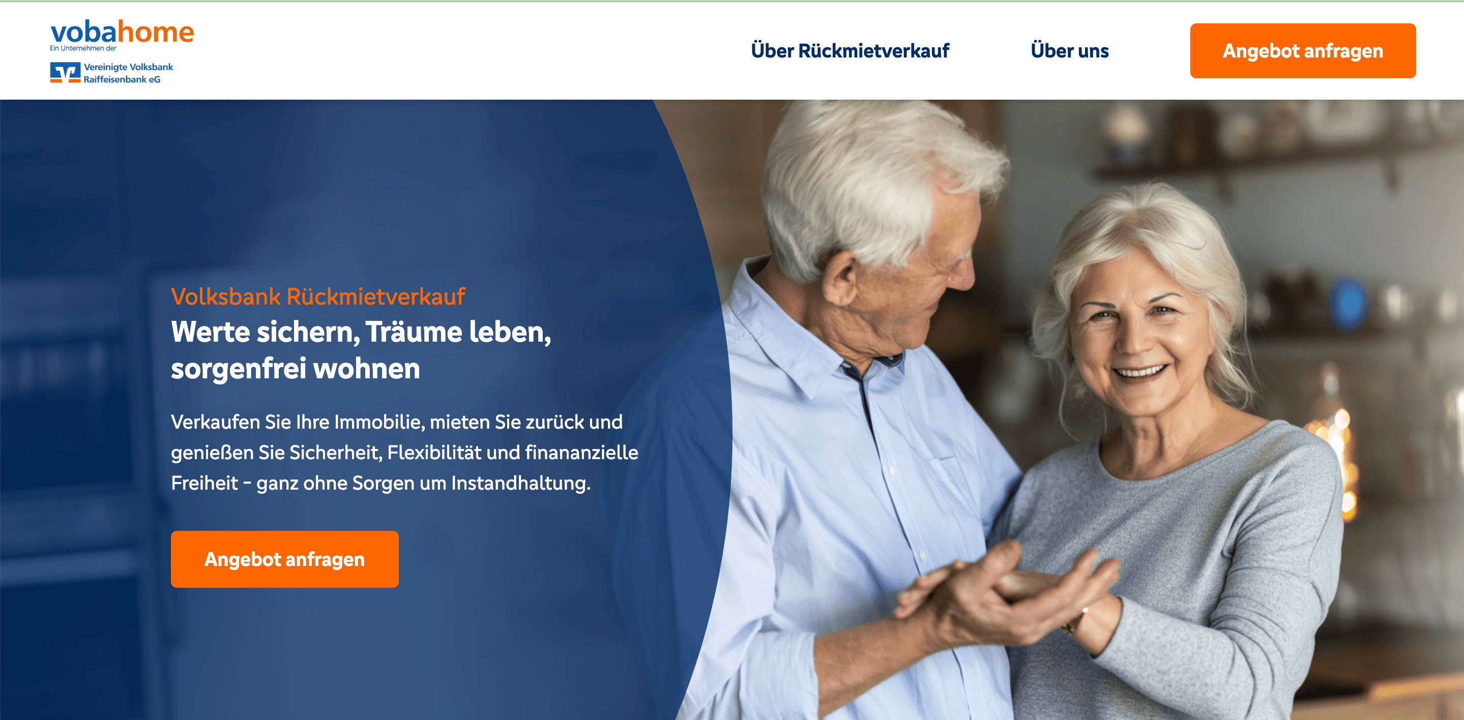 Volksbank Vobahome website